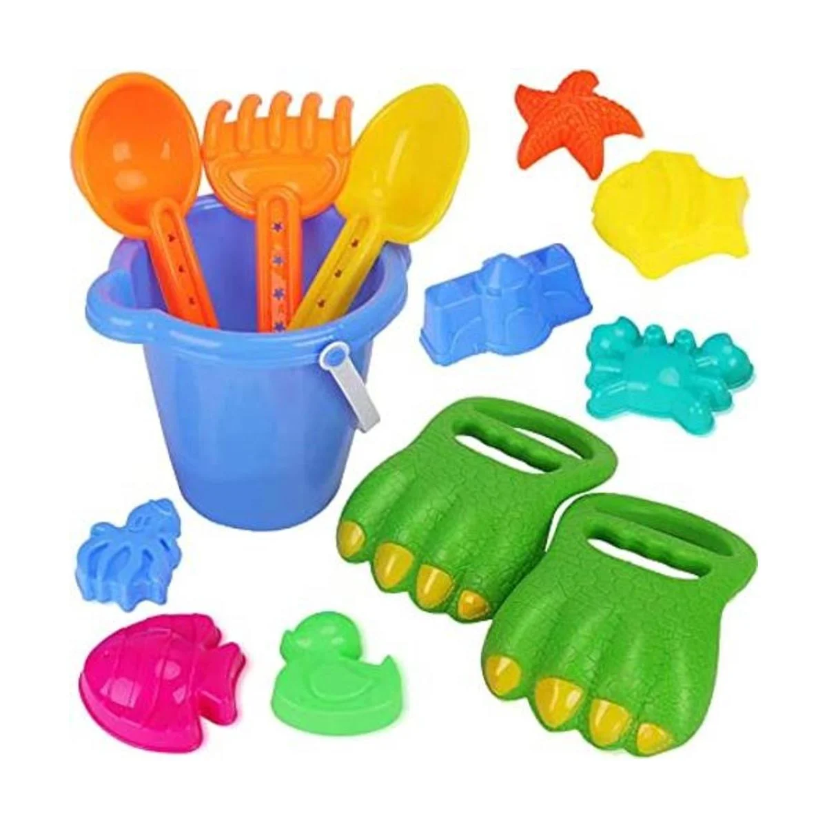 Dinosaurio Arena Garras playa set de juguete para niños_1