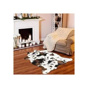 Alfombra con estampado de vaca alfombra de piel de vaca