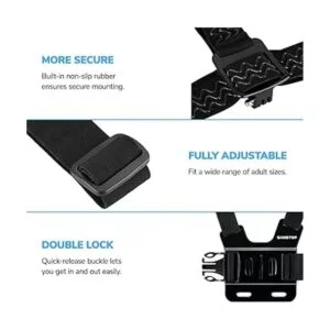 Sametop Kit de arnés de montaje en pecho con correa de_2