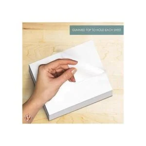 Memo Pads blanco 50 hojas por bloc 10 almohadillas 8_2