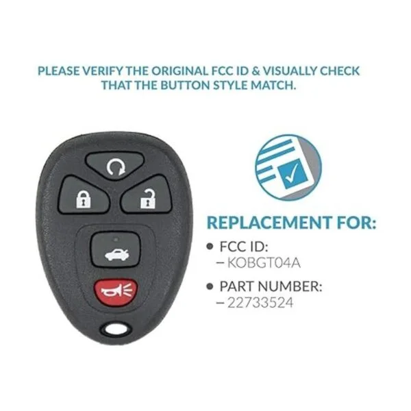 Keyless2Go Llave de repuesto para llave de coche sin_4