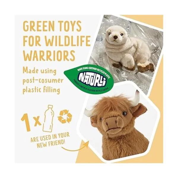 Living Nature Peluche suave diseño de vaca de peluche_4