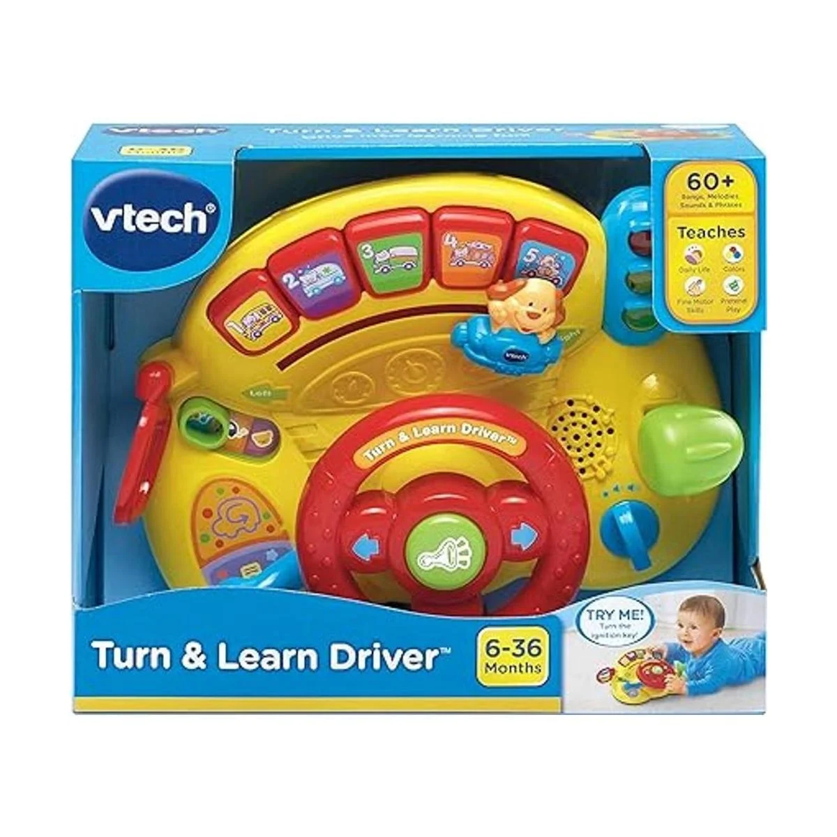 Juguete musical con volante Turn and Learn de VTech_4