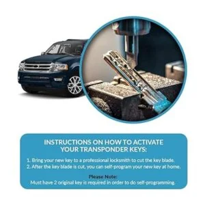 Keyless2Go Repuesto para llave de transpondedor de_5