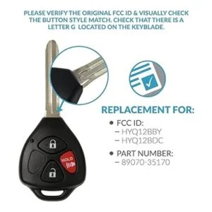 Keyless2Go Llave de repuesto para llave de coche con chip_4