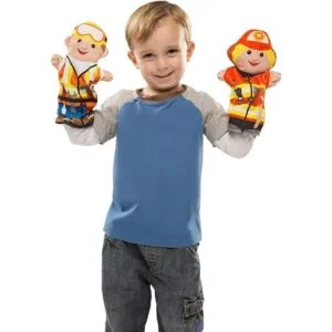 Marionetas de mano Melissa Doug Jolly Helpers juego de_5
