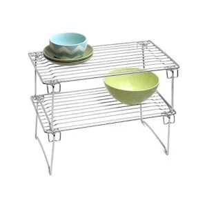 Paquete de 2 organizadores apilables para armarios de_5