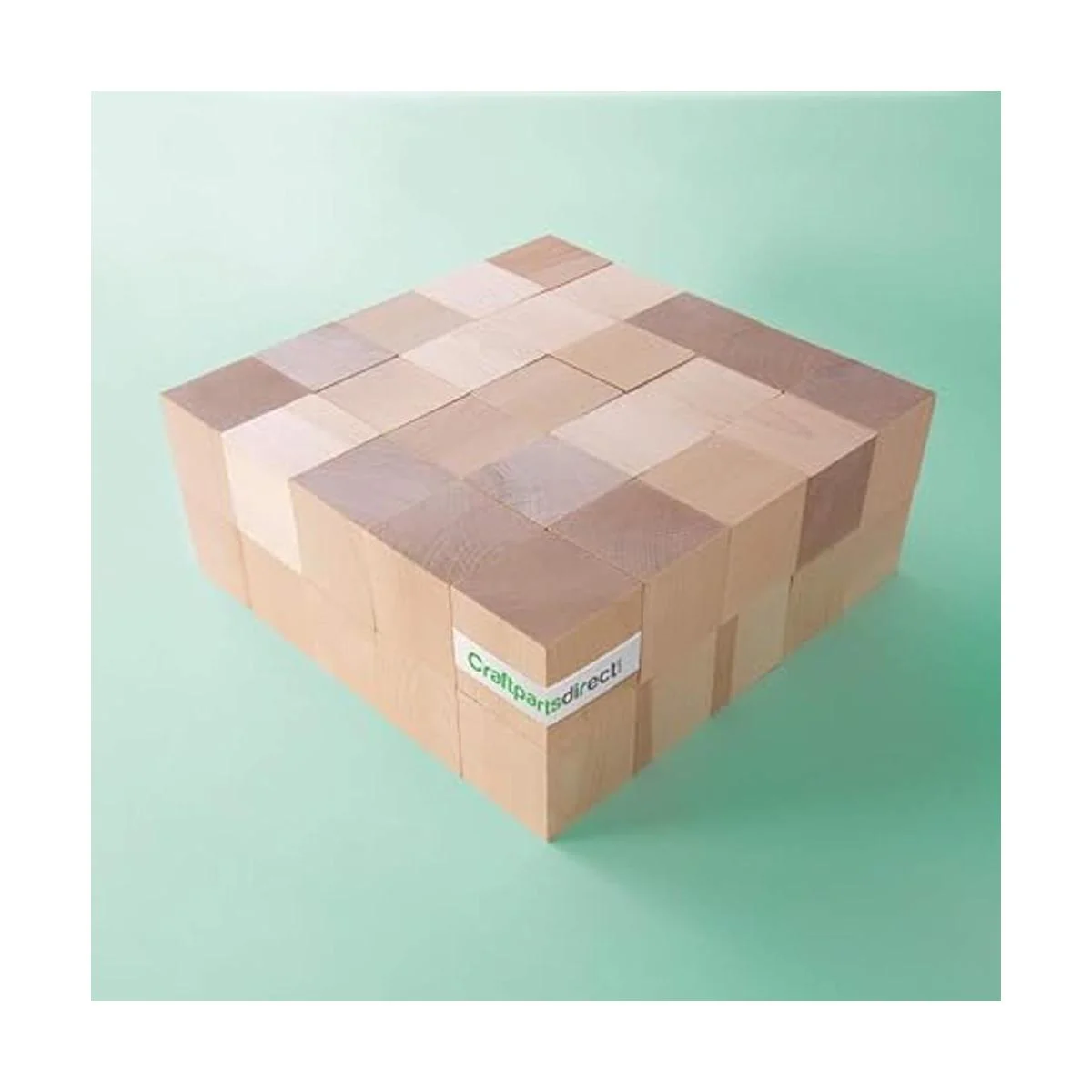 Cubos de madera de 12 pulgada Artesanía natural no