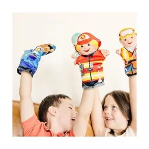 Marionetas de mano Melissa Doug Jolly Helpers juego de_2