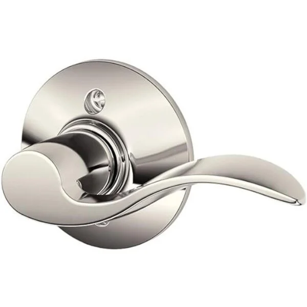 SCHLAGE Cerradura sin giro con manija Accent en níquel_1