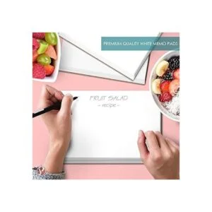 Memo Pads blanco 50 hojas por bloc 10 almohadillas 8_4