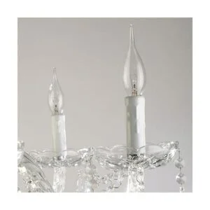 Saint Mossi Candelabro moderno de cristal K9 candelabro_4