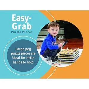 ETNA Madera Puzzles con alambre rack Organizador_6