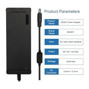 BINZET Regulador convertidor de adaptador de fuente de_3