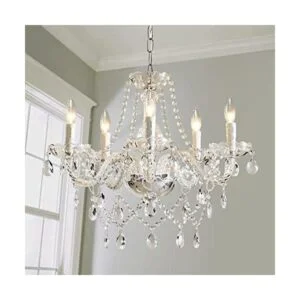 Saint Mossi Lámpara de araña de cristal K9 moderna_1