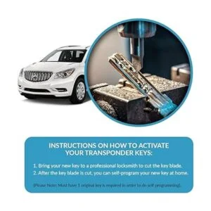 Keyless2Go juego de 2 llaves de repuesto modelo Circle_4