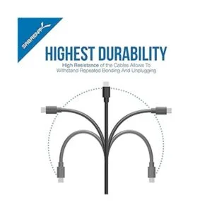 SABRENT Cables de carga rápida micro USB 2.8 A 6_3