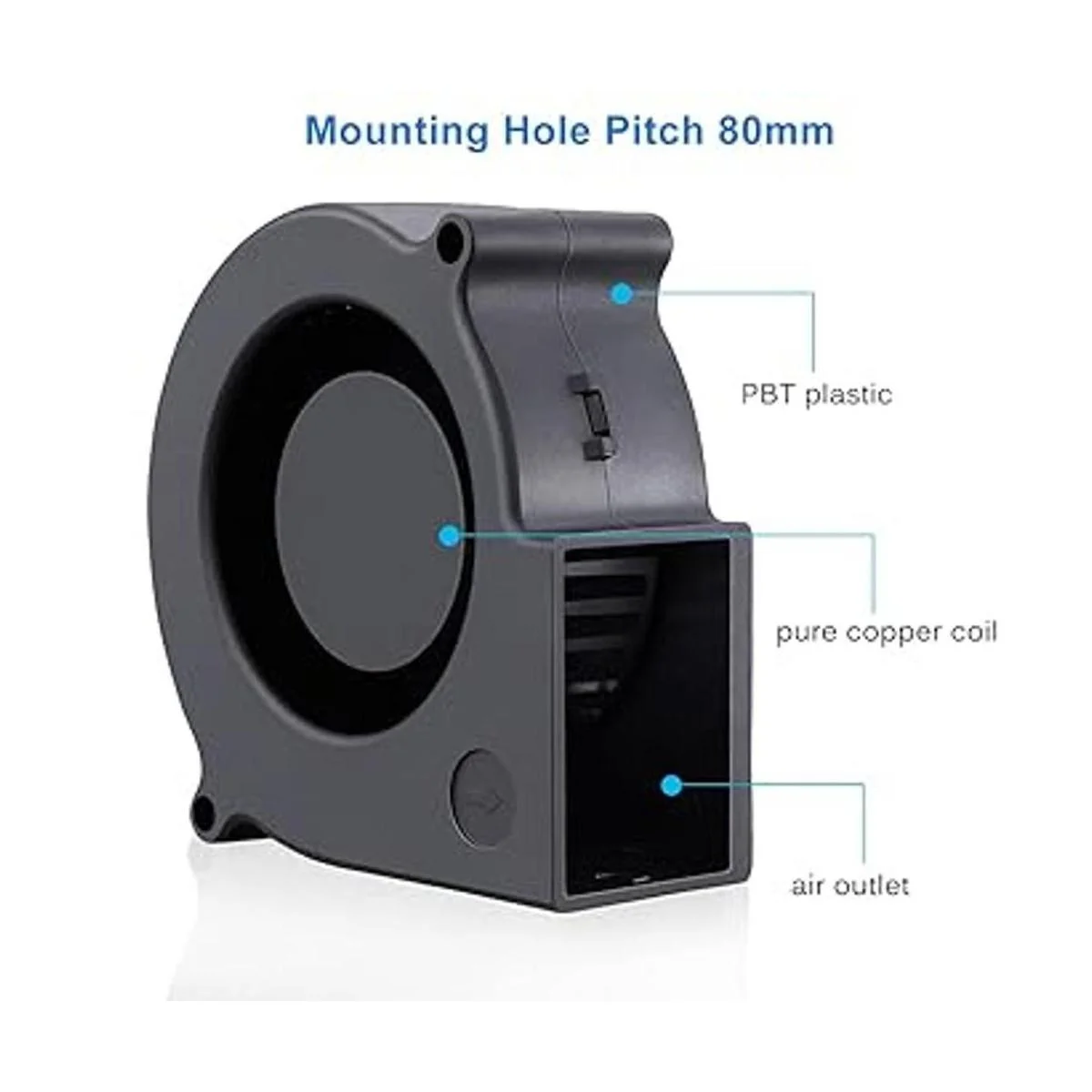 GDSTIME 7530 DC Ventilador de refrigeración turbo sin_4