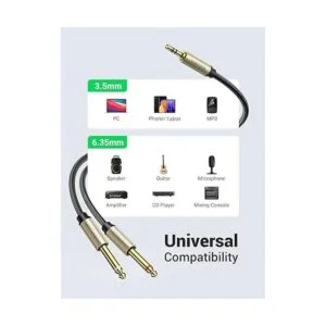 Cables Ugreen cable distribuidor en Y enchapado en oro_6