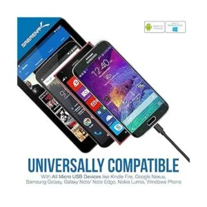 SABRENT Cables de carga rápida micro USB 2.8 A 6_4