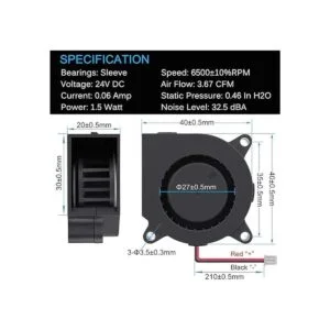 GDSTIME ventilador ventilador 1.575 in x 1.575 in x 0.787_2