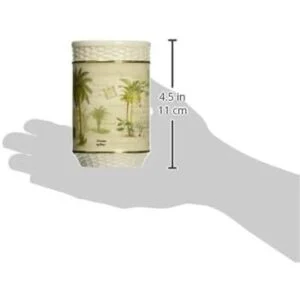 Avanti Linens Colony Palm Collection Vaso Marfil_4