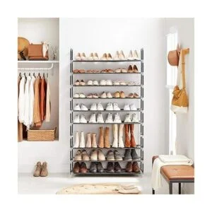 Estante para zapatos Songmics 10 estantes para 50 pares_2