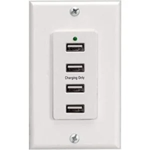 Soporte de pared con 4 puertos USB de carga 1216V DC apto_1