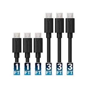 SABRENT Cables de carga rápida micro USB 2.8 A 6_1