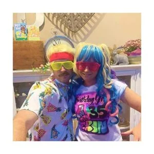 Novelty Place Gafas de sol con obturador de color neón_3