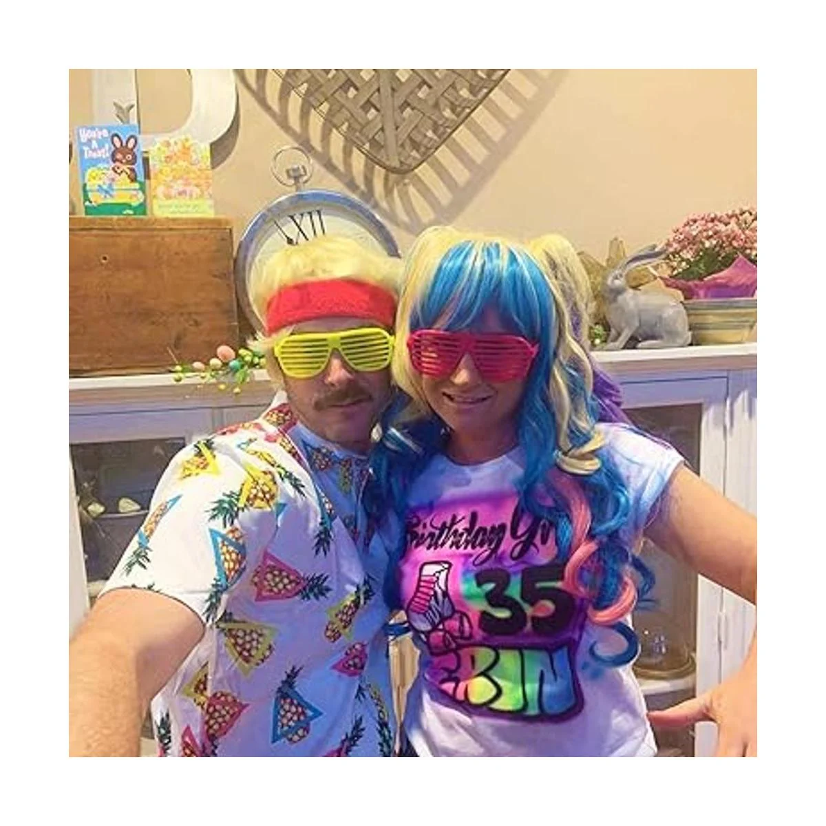 Novelty Place Gafas de sol con obturador de color neón_3