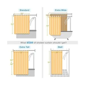 Cortina de ducha bordada Serene_5