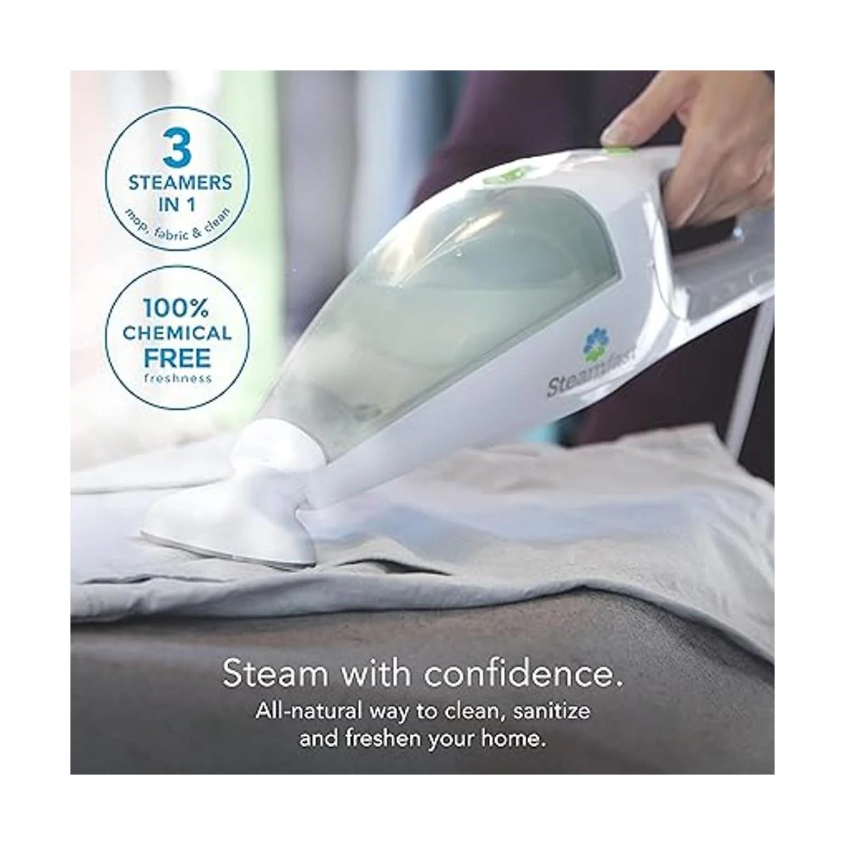 Steamfast SF295 3en1 Mop limpiador de vapor de mano y