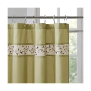 Cortina de ducha bordada Serene_2