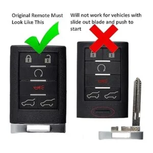 KeylessOption Mando a distancia para coche Cadillac_5