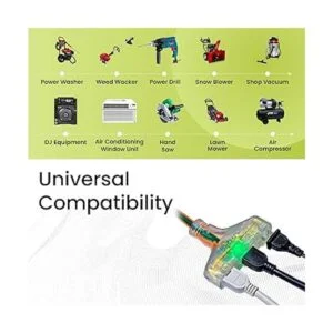 GoGreen Power GG15100 143 50 pies Cable de extensión