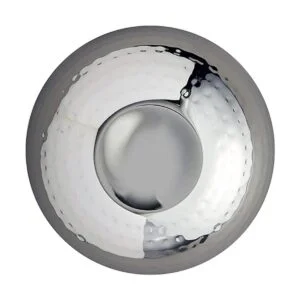 Bol de acero inoxidable Elegance moldeado con martillo_2