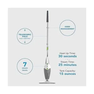 Steamfast SF295 3en1 Mop limpiador de vapor de mano y