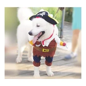 Nacoco Disfraz para mascotas perros y gatos de Piratas_3