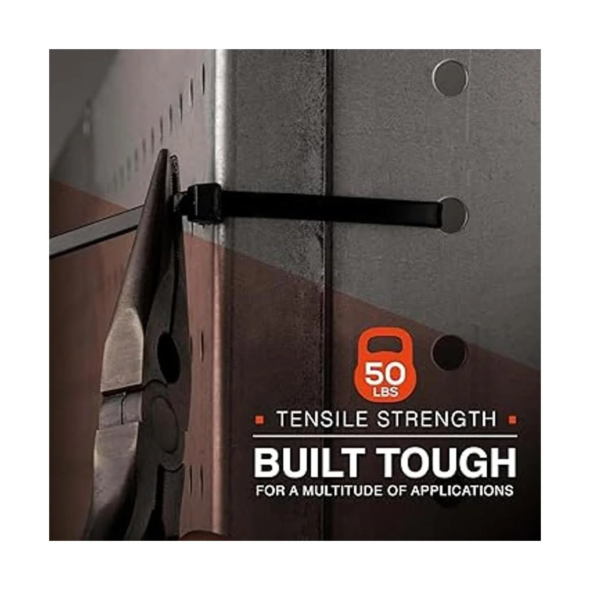 Sujeta cables de multiuso negro 8 pulgadas 9 100_2