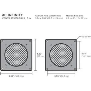 AC infinity Rejilla de ventilación para computadora de AV_3