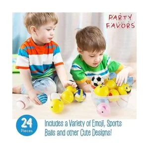 Juego de 24 mini bolas de espuma de poliuretano para