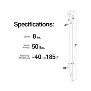 Sujeta cables de multiuso negro 8 pulgadas 9 100_6