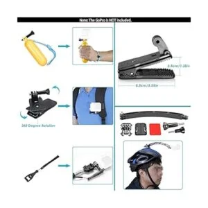 Neewer Kit de 50 accesorios para GoPro Hero Session 5_4