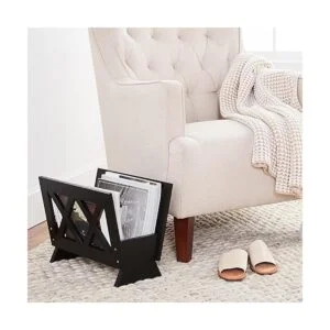 Frenchi Home Furnishing Soporte moderno para revistas._5
