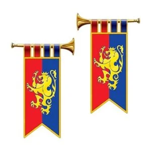 Múltiples decoraciones medievales para fiestas Cartón_5