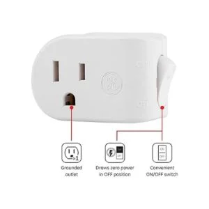 Interruptor eléctrico con conexión a tierra 25511 color