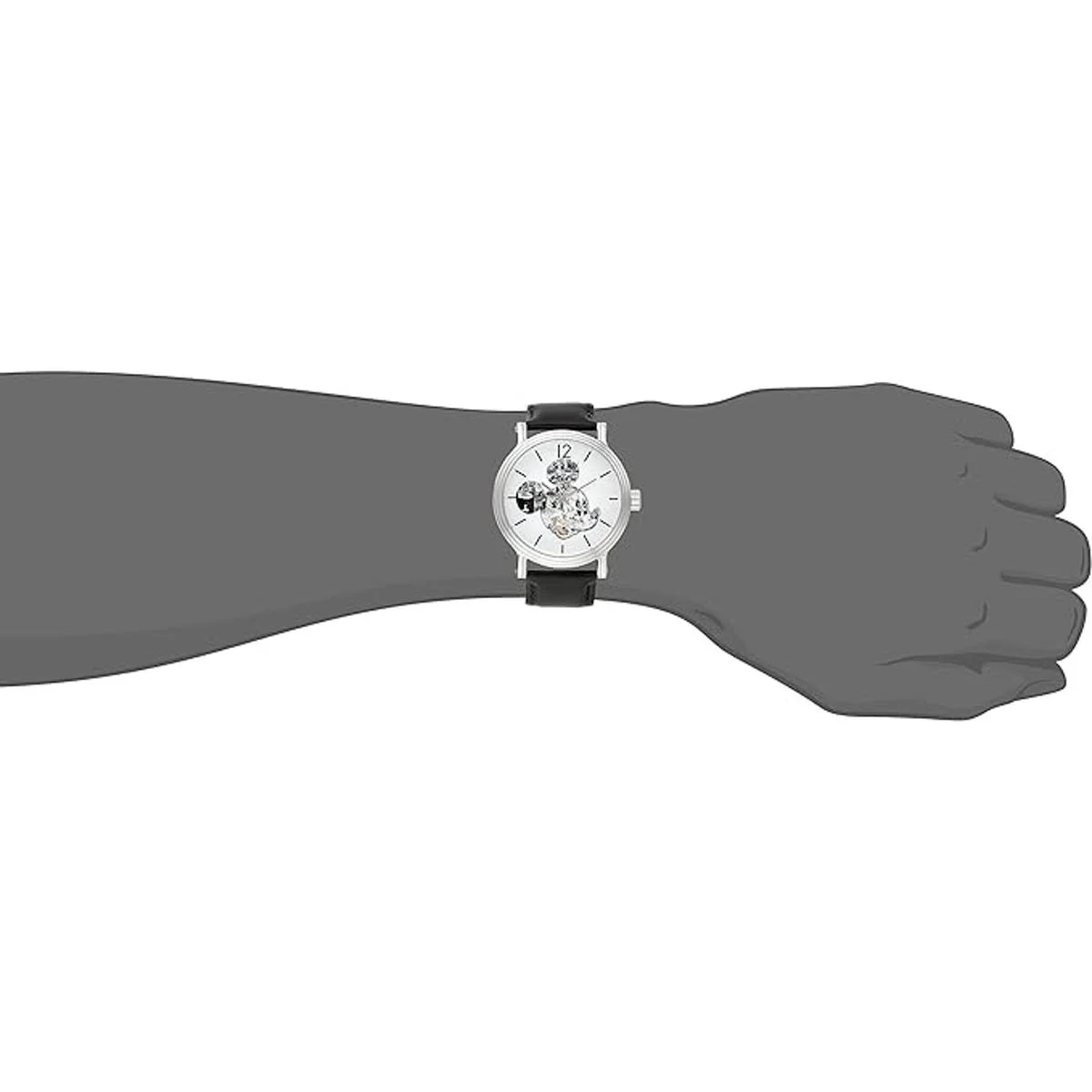 Disney Reloj analógico de cuarzo para adultos Negro_2