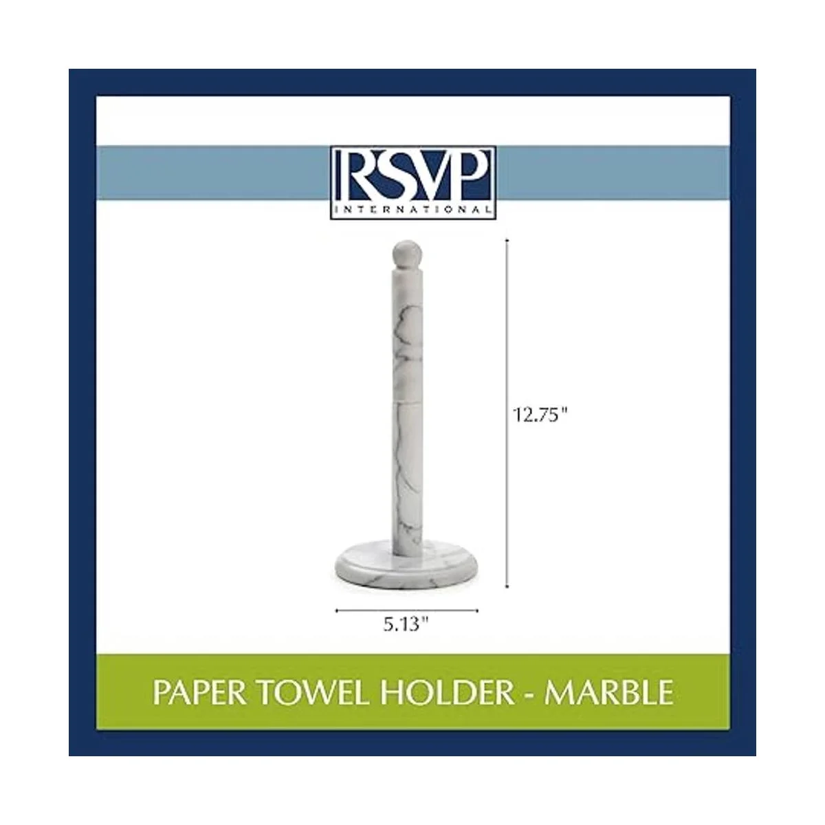 RSVP Soporte blanco mármol para papel toalla_5