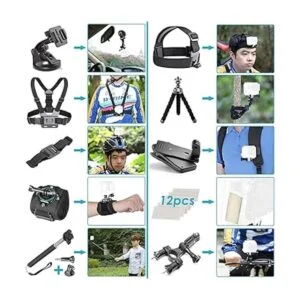 Neewer Kit de 50 accesorios para GoPro Hero Session 5_2